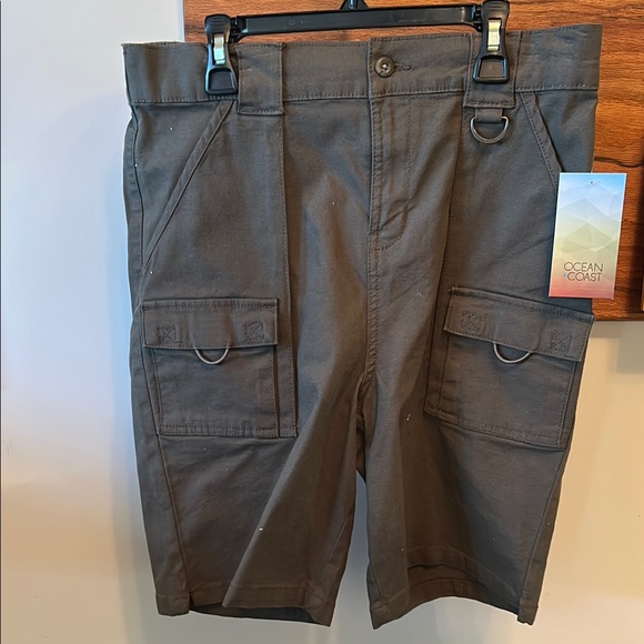 Ocean Coast Kids Brown Cargo Shorts - Picture 1 of 3